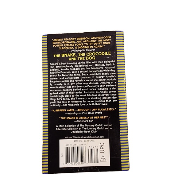Elizabeth Peters Amelia Peabody Paperback Mystery Book Lot of 6 Egypt - Picture 8 of 9